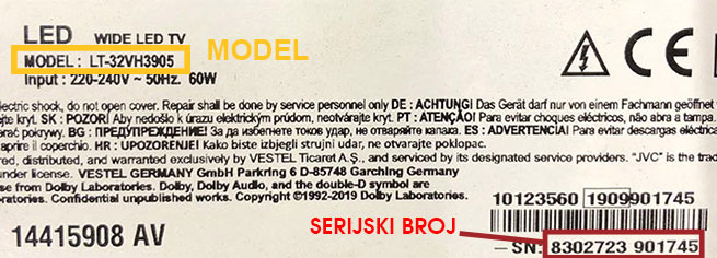 JVC registracija upute Produljeno jamstvo